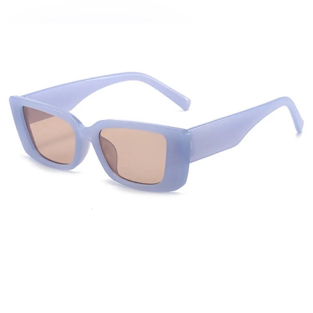 Light Blue Square Sunglasses - 400 UV Protection - Brand New